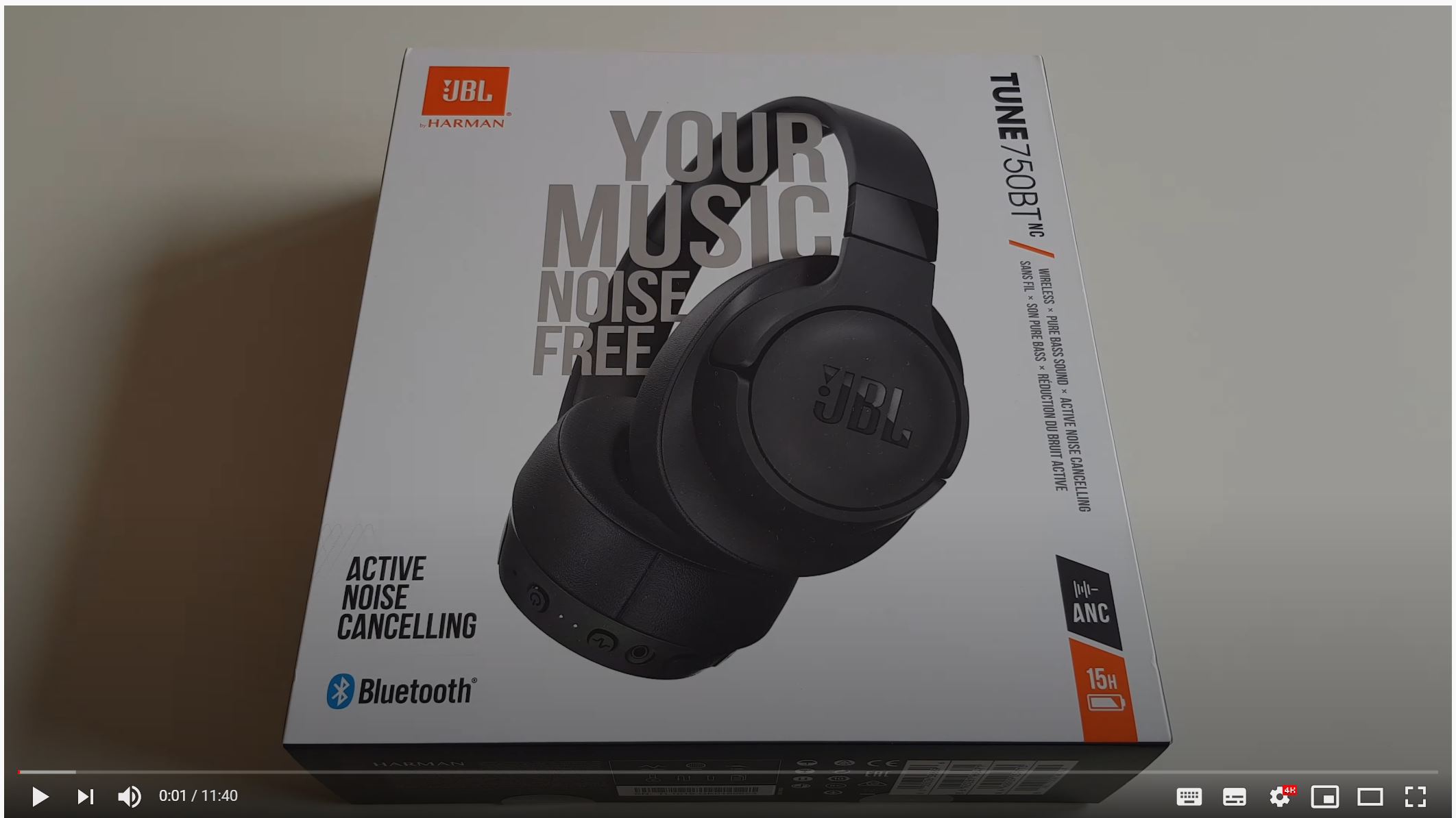 Turn the Beat Around: JBL TUNE 750BTNC - Test / Review - Eine Portion